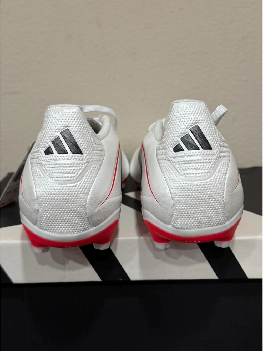 Size 10.5 - Adidas Copa Pure 4 League Soccer Cleats “Zero Metallic Lucid Red”